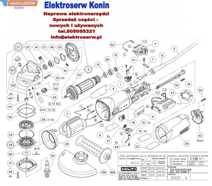 Hilti stojan do szlifierki DCG 125-S