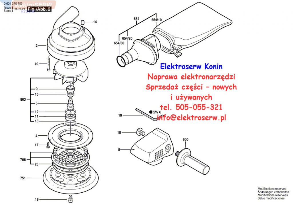 Bosch dysk ochronny 3608601004