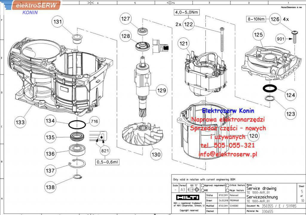 Hilti bijak do TE 1000