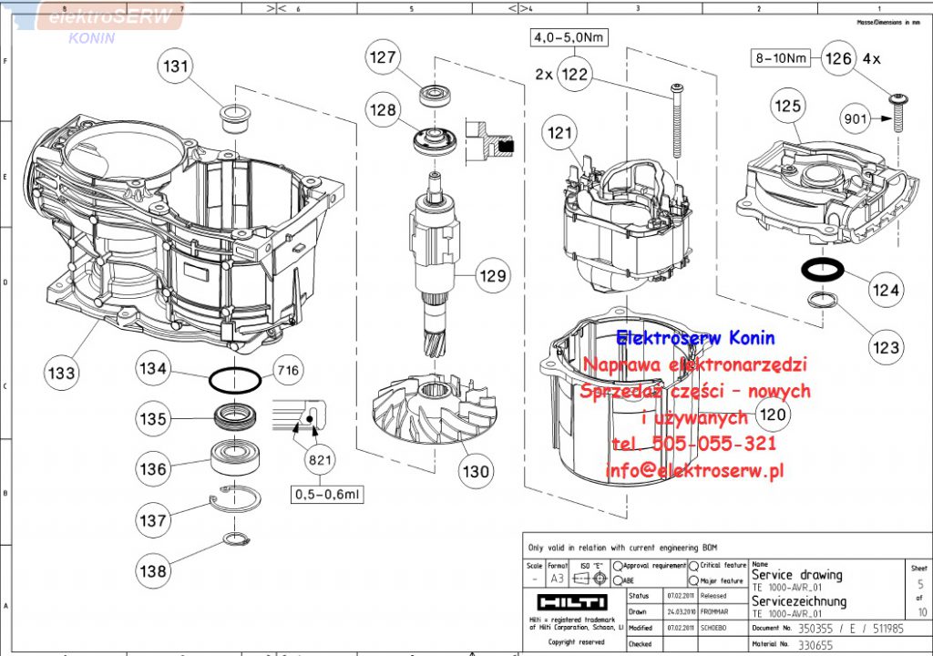 Hilti bijak do TE 1000