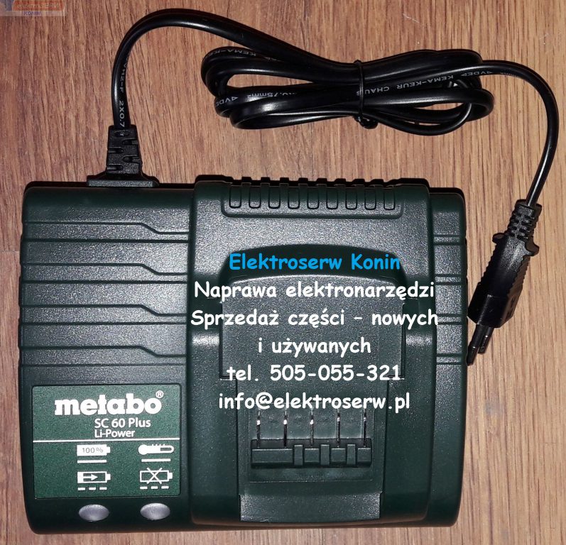 METABO SC60Plus ładowarka litowo-jonowa 10,8V-18 V 27048000