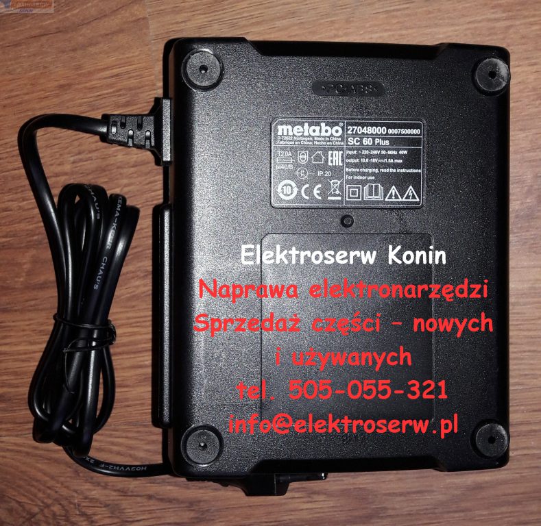 METABO SC60Plus ładowarka litowo-jonowa 10,8V-18 V 27048000