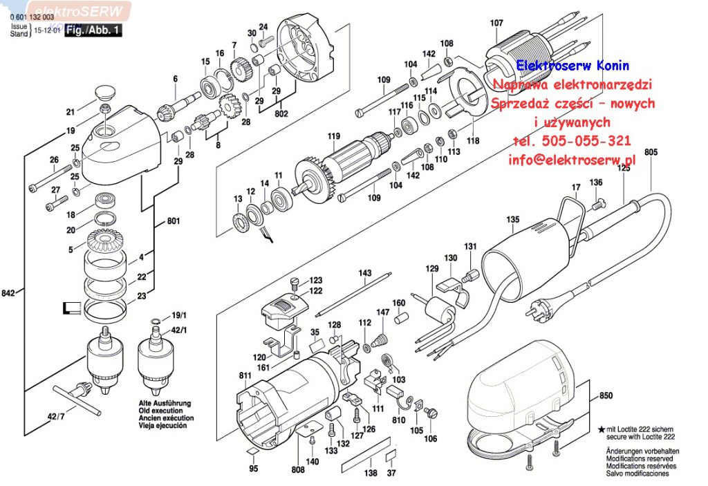 Bosch części zamienne do GWB 10