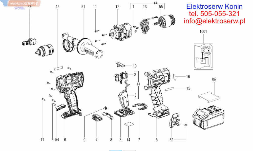 METABO WIERTARKO-WKRĘTARKA AKUMULATOROWA BS 18 LTX-3 BL Q I schemat