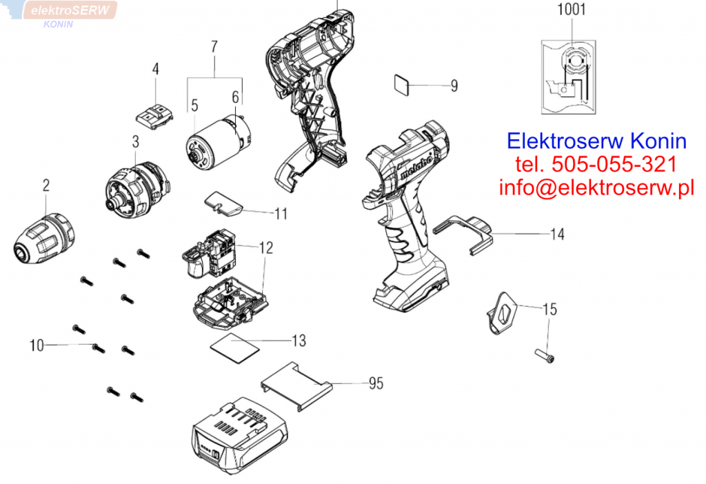 METABO POWERMAXX BS 12 Q WIERTARKO-WKRĘTARKA AKUMULATOROWA schemat