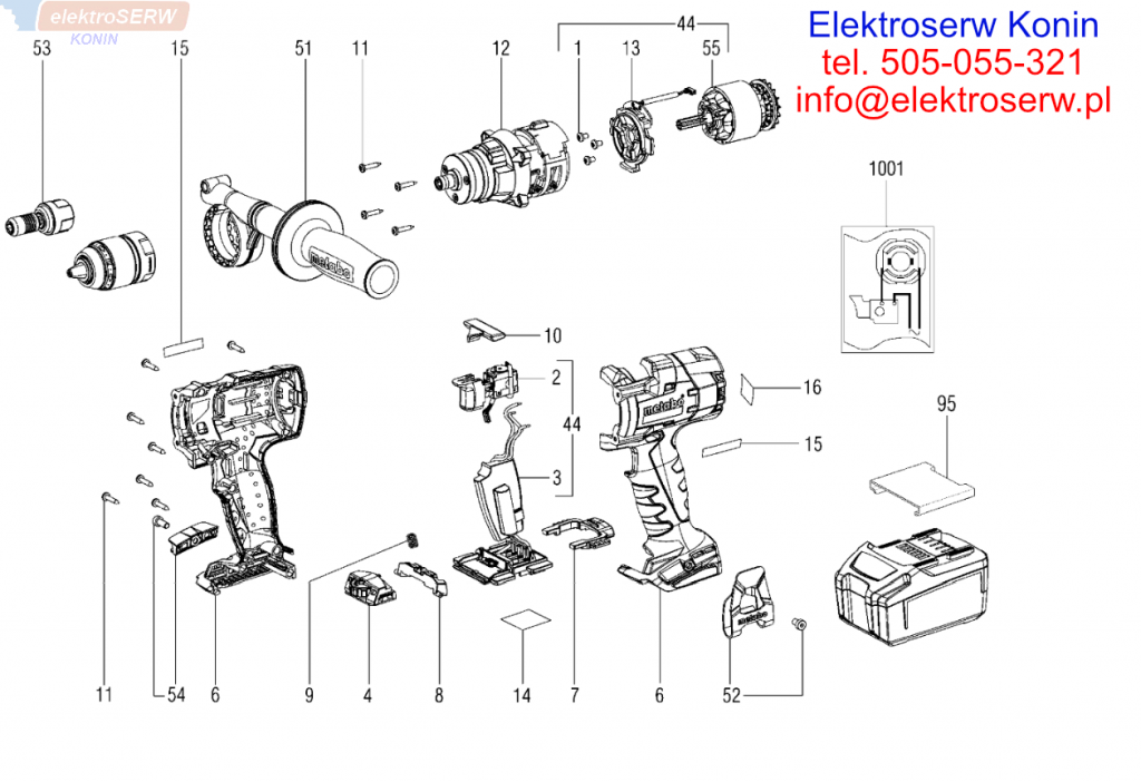 METABO SB 18 LTX-3 BL Q I AKUMULATOROWA WIERTARKA UDAROWA schemat