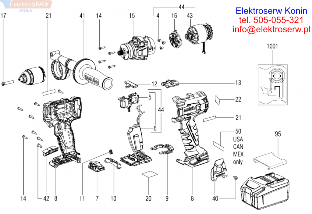 METABO SB 18 LTX BL I AKUMULATOROWA WIERTARKA UDAROWA schemat