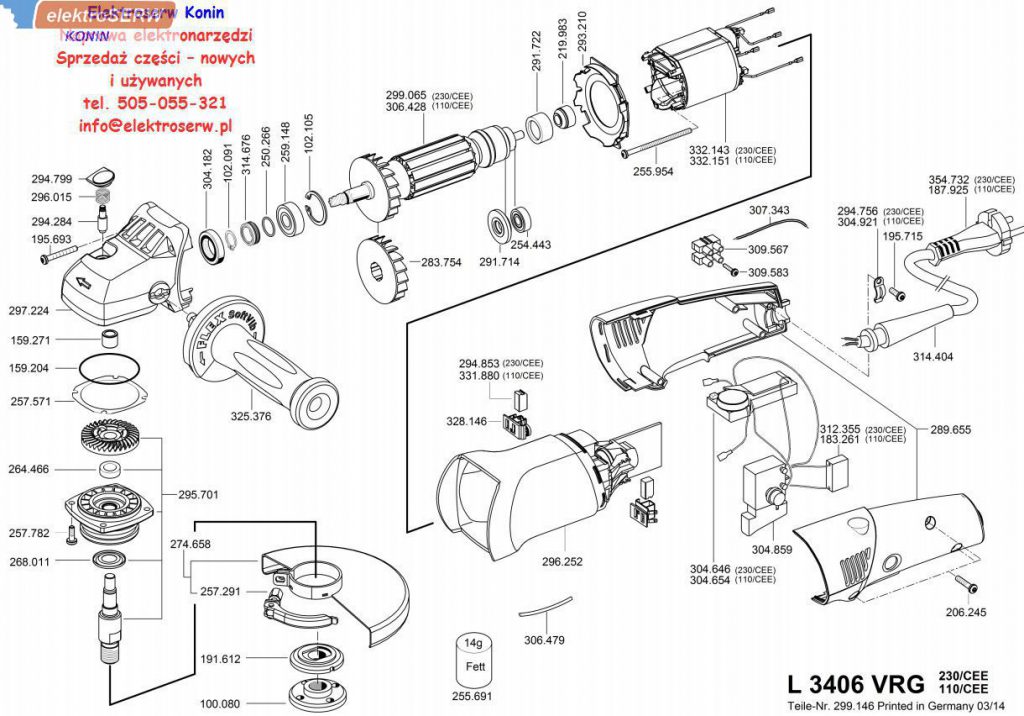 Flex stojn 332143 L 3406 VRG