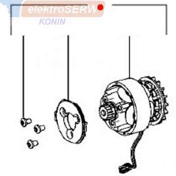 Metabo Silnik komplet wiertarki BS 18 LT BL SE 0236700 316066940
