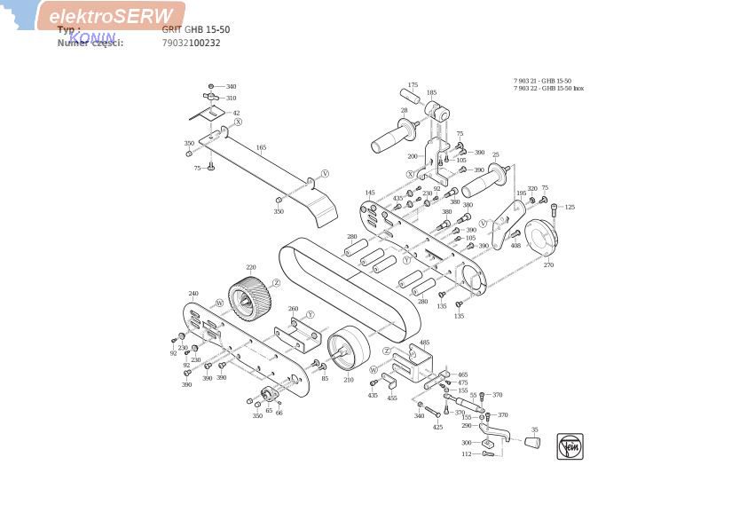 Fein Handgeführte Bandschleifer GRIT GHB 15-50 - 79032100232  30701299000