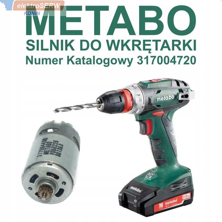Metabo silnik do wkrętarki BS 18 SB 18 317004430 317004720