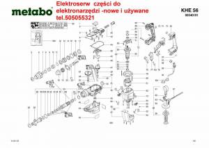 Metabo wirnik do młota KHE56 MHE 56 310009310