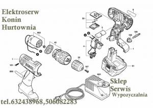 BOSCH przekładnia planetarna 2609110493 GSR14,4-2 GSR18-2
