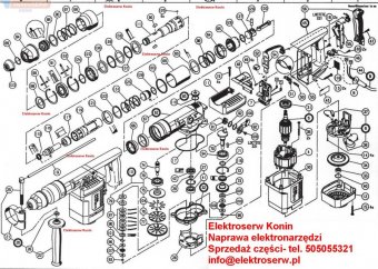Hilti włącznik 76095 TE74 TE75
