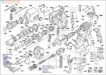 AEG obudowa skrzyni biegów do wiertarki BH625 4931360867