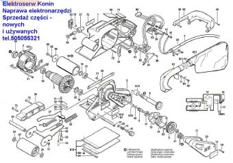 Bosch pasek do szlifierki taśmowej 3604736505 GBS100AE