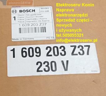 Bosch silnik do odkurzacza 1609203Z37 GAS 25 GAS50