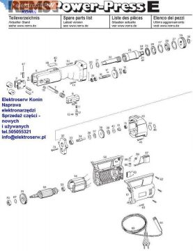 Rems POWER PRESS E 572507 włącznik