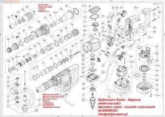 Hilti korbowód 26009 2083084 do młota TE704, TE705