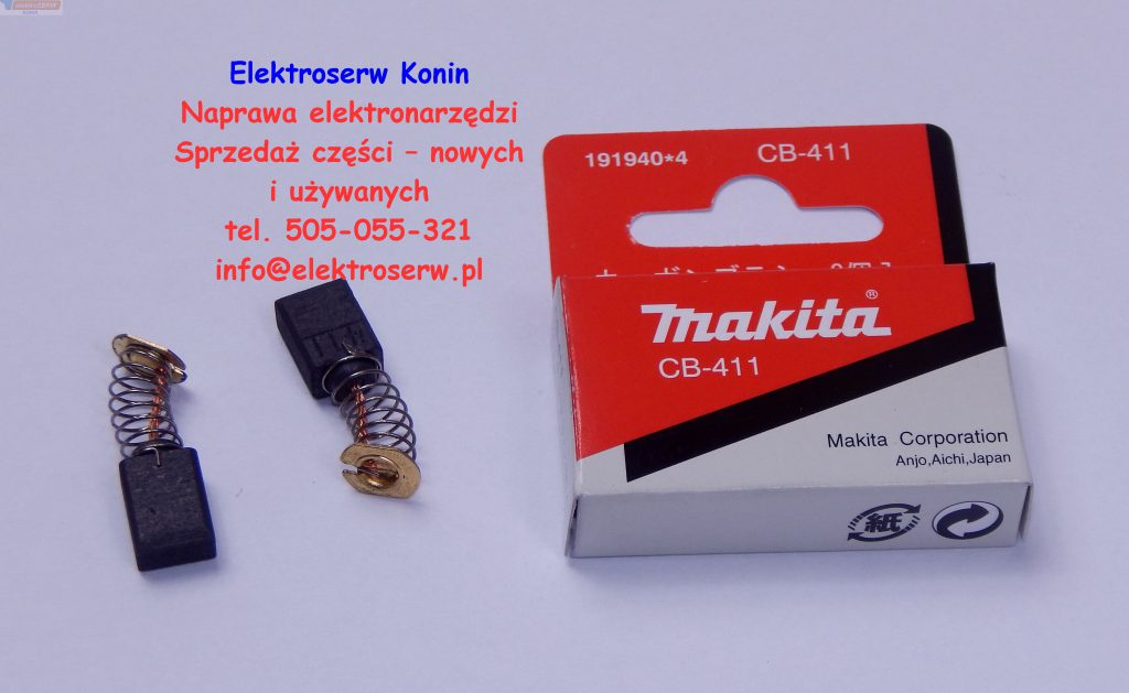 Makita szczotki CB-411 191940-4 do szlifierki nożyc