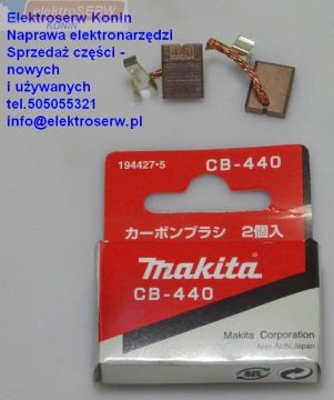 Makita szczotki CB-436 CB-440 CB-448 194427-5 BDA440;BDA350 BDF451 BDF452HW BDF442RFE BDF451RFE