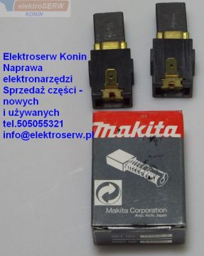 Makita szczotki CB-160 191915-3 1901, 1923 B, 3700 B, 3702 B, 4300 BV