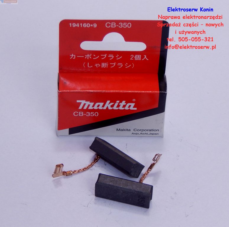 Makita szczotki CB-350 194160-9 HK1820 HM0870C HM0871C