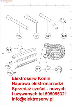 Do odkurzacza HILTI VCD 50 elektronika
