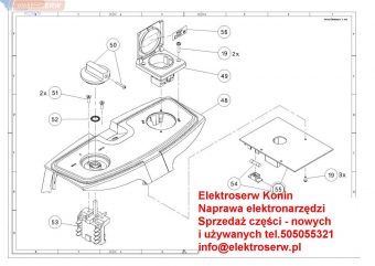 Do odkurzacza HILTI VCD 50 Container assy 281900 kosz