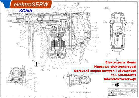 Hilti 330314 Uchwyt magnesu komplet do młotowiertarki TE 76P-ATC
