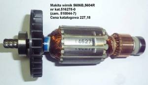 Makita wirnik do pilarki tarczowej 5606B 5604R nr kat.516278-0 510044-7